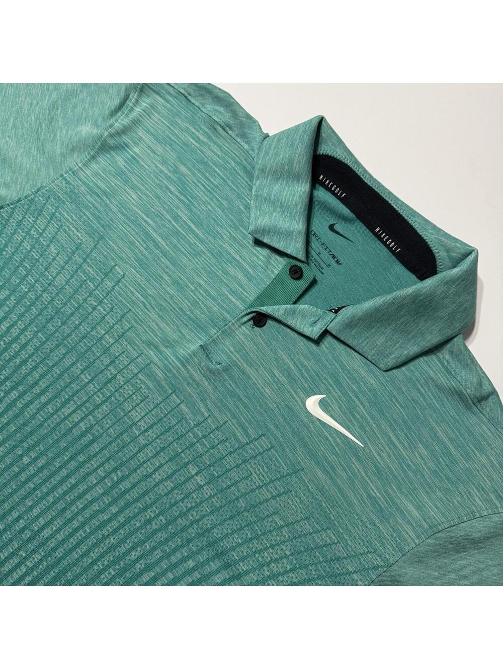 Nike Neptune Enamel Green Dri-Fit ADV Vapor Polo Golf Shirt DN2243 Men’s M